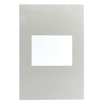 Tapa p/1 modulo tomacorriente serie lujo blanca linea siglo xxi