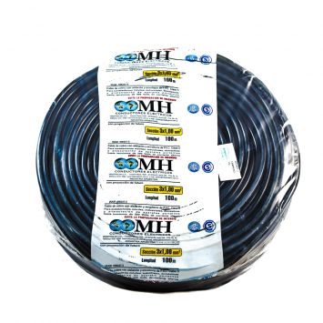Cable tipo taller tripolar 3x1 mm pvc negro
