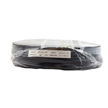 Cable tipo taller tripolar 3 x 4  mm pvc negro