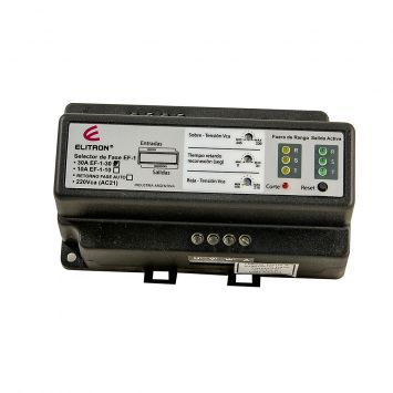 Selector automatico de fases y proteccion por alta y baja tension 30a 3x220v p/riel din